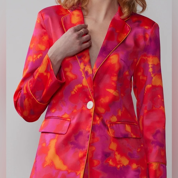 New York & Company Jackets & Blazers - Colorful Sunset Vibes Blazer